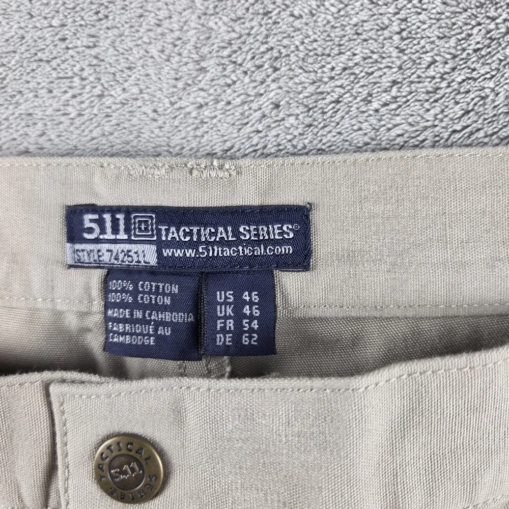 NWT 5.11 Tactical The Original Pants Unhemmed Mens 46(44) Khaki 74251L Utility
